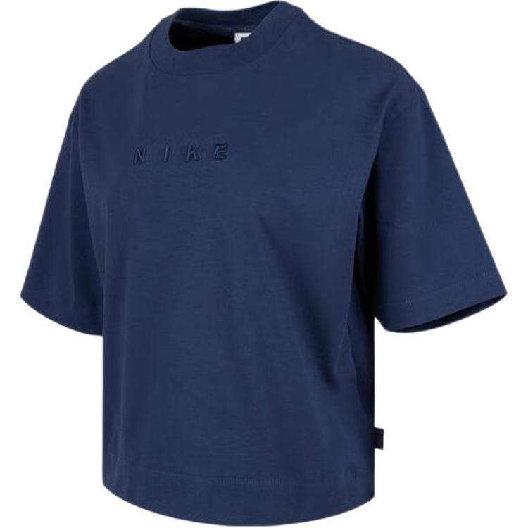 

Nike Футболка Swoosh женская navy blue, Синий, Nike Футболка Swoosh женская navy blue