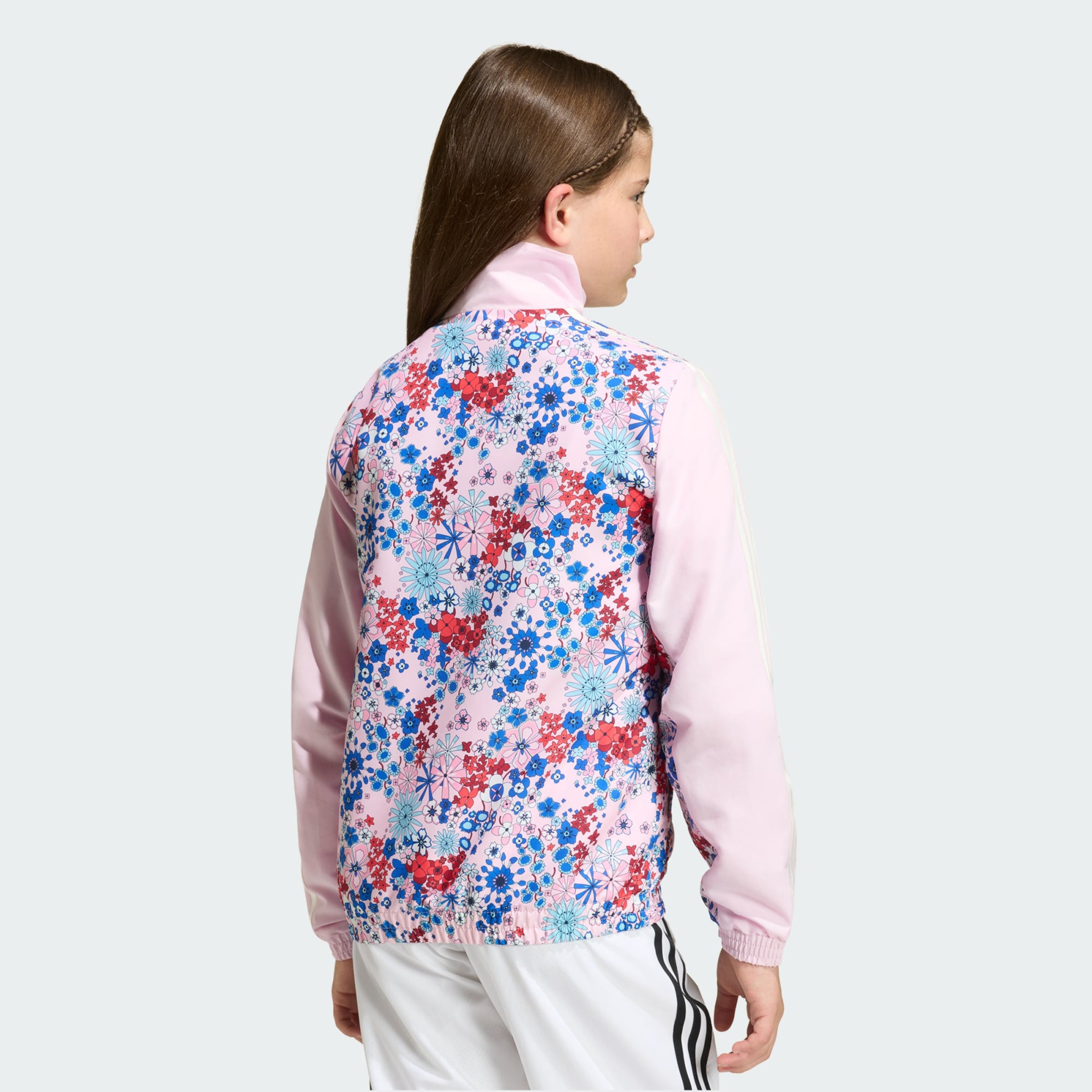 Куртка межсезонная 'Adidas Originals x Liberty London' в цвете Rose — фото 4