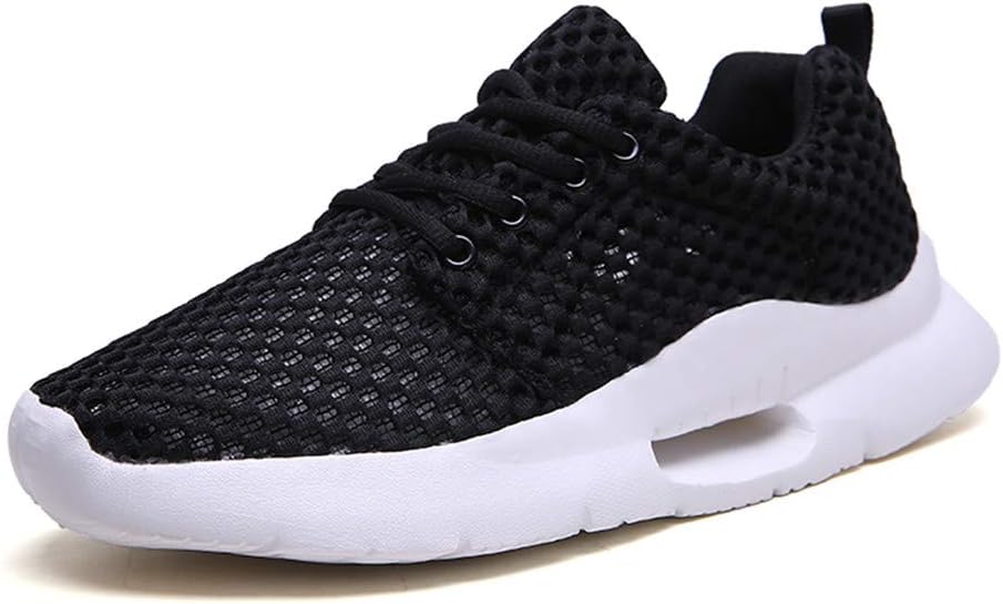 

Мужские дышащие с сеткой кроссовки с перфорацией, летние повседневные легкие лоферы, удобные слипоны для улицы, вождения, бега, стильная обувь Yuper, черный