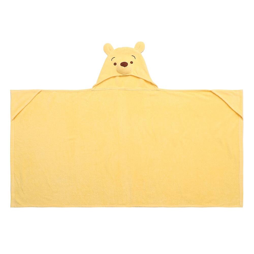Банный халат с капюшоном Disney's Winnie The Pooh от The Big One Kids, цвет Gold Winnie The Pooh — фото 4