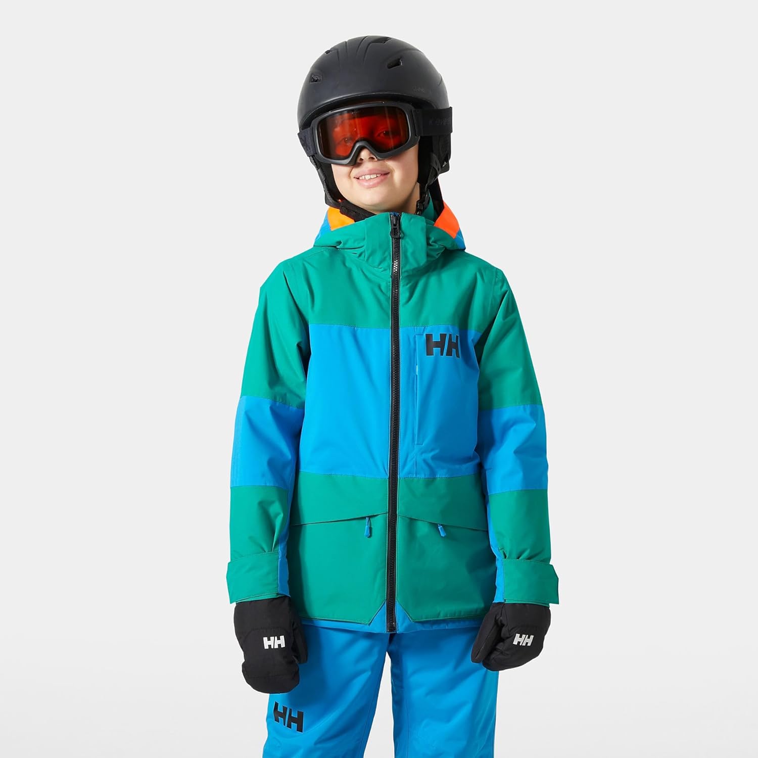 Helly-Hansen Junior Summit 2.0 куртка - унисекс водонепроницаемая ветрозащитная дышащая верхняя одежда для активного отдыха на природе Helly Hansen, 578 Neptune Blue — фото 3