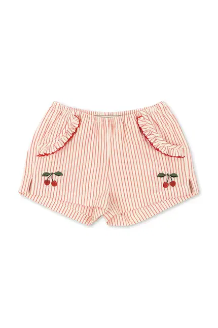 Шорты детские с воланами Ellie Frill Konges Sløjd, розовый