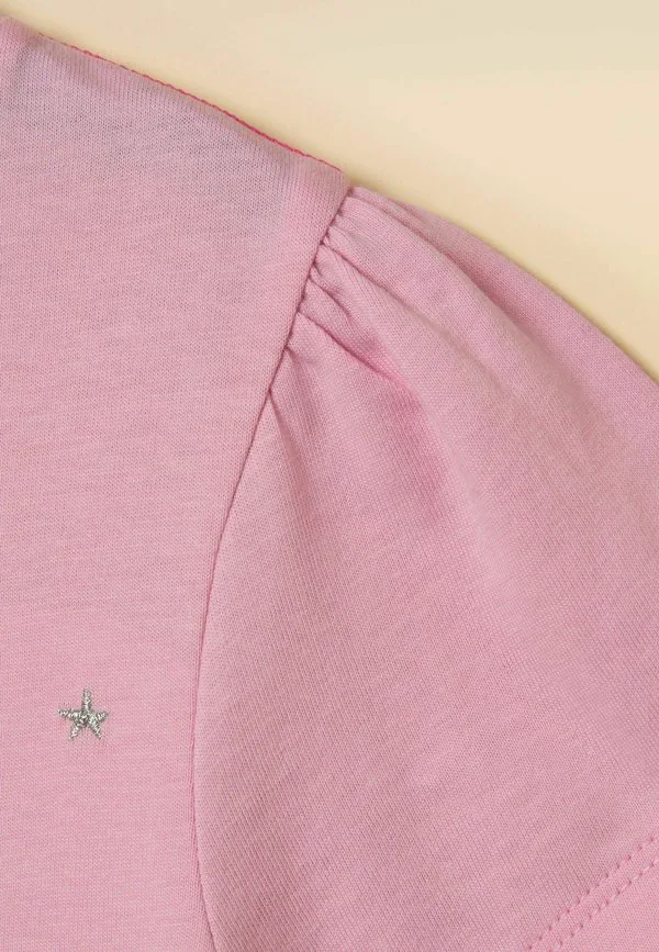 Футболка astra с аппликационным принтом, стандартного кроя. Joules, Pink Fairy — фото 4