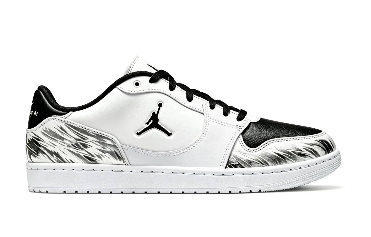 Кроссовки баскетбольные Jordan COURT CONNECT Black White — фото 4