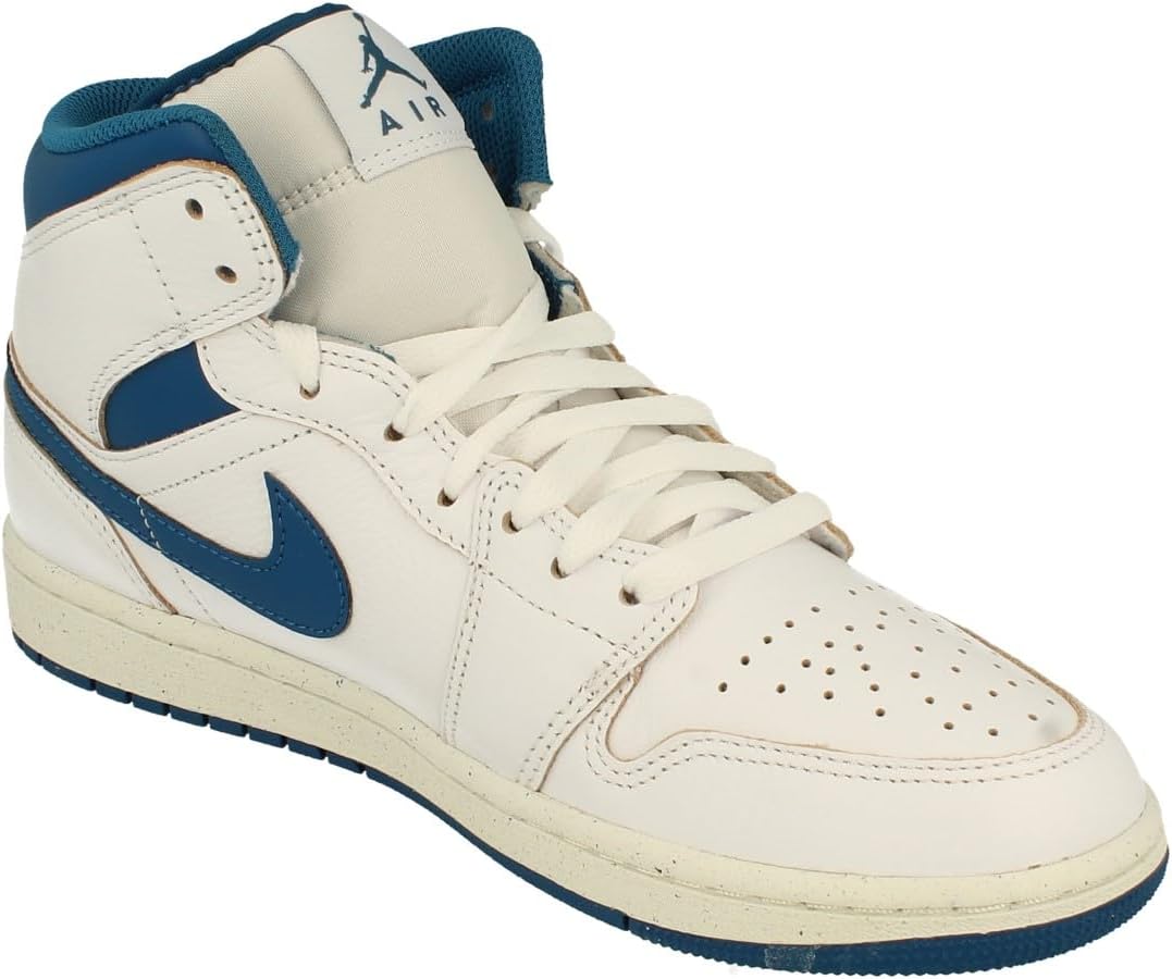 Мужские кроссовки Nike Air Jordan 1, белый/синий — фото 4