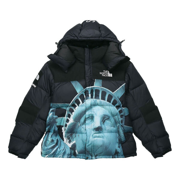 

Куртка x the north face statue of liberty mountain jacket 'black' Supreme, черный