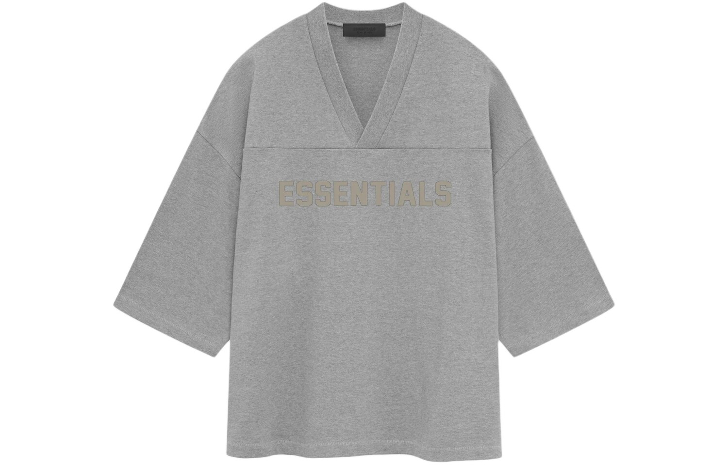 

Футболка с логотипом футбольной команды Fear Of God Essentials, светло-бежевый