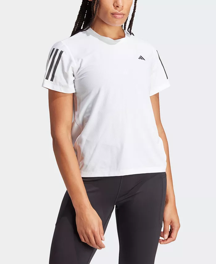 

Женская влажная футболка для бега Own the Run с технологией отвода влаги adidas, белый