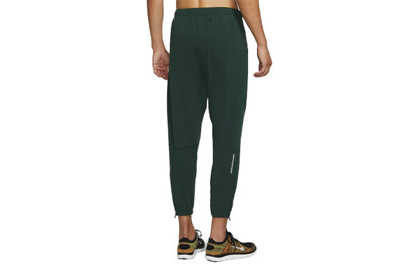 Брюки essential fleece running sports long pants green Nike, зеленый — фото 2
