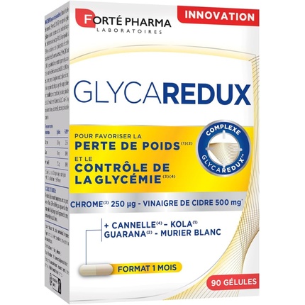 

Forte Pharma Glycaredux способствует регуляции уровня сахара в крови для хорошего самочувствия Forté Pharma