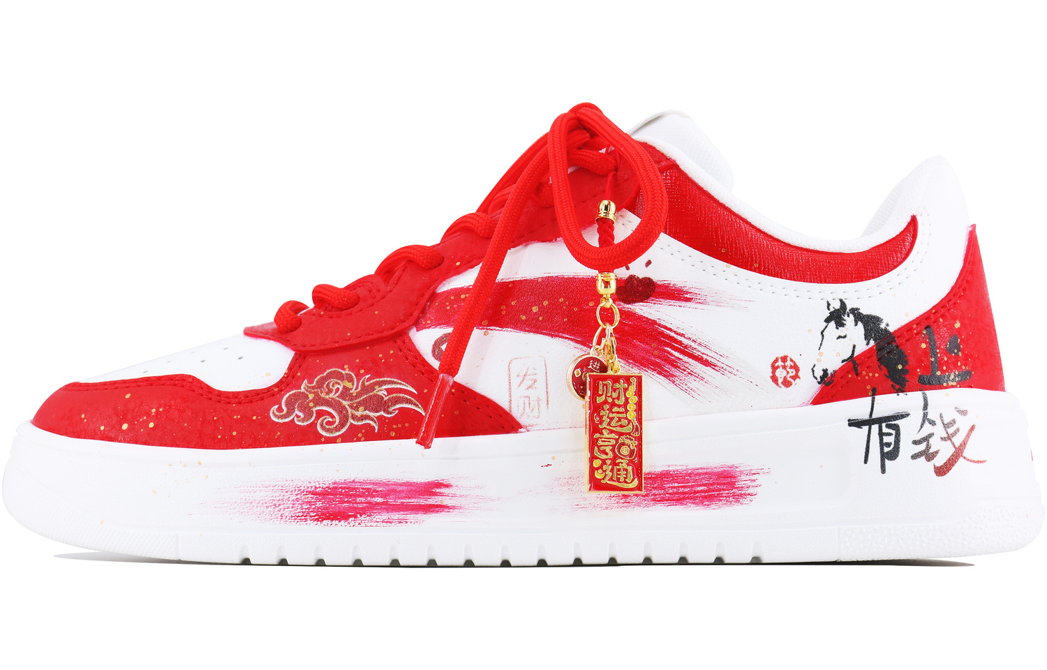 

ANTA Легкие и амортизирующие, износостойкие низкие кроссовки для скейтбординга мужские красные