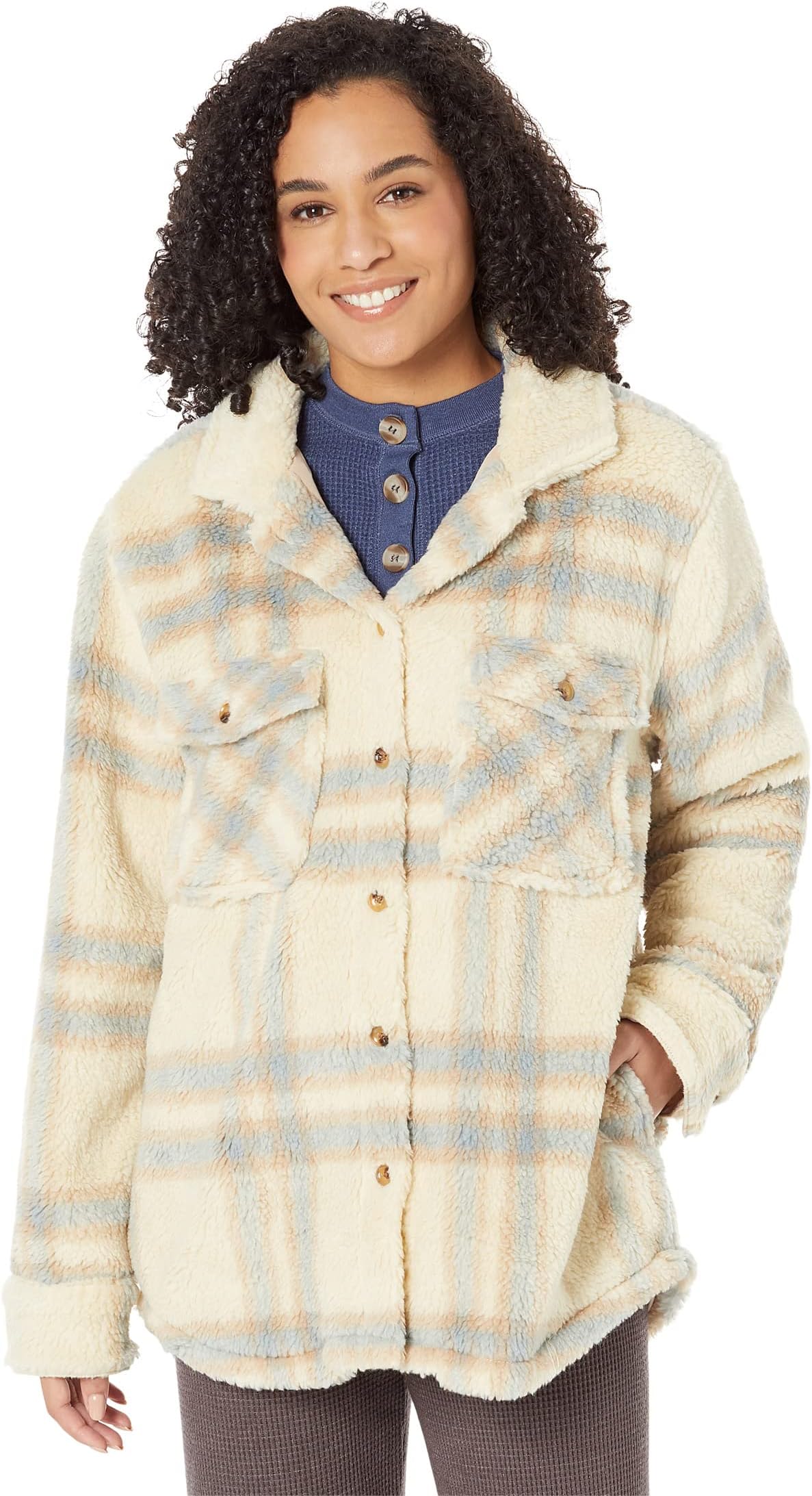 

Куртка Dylan by True Grit Malibu Town Shirt Jacket, цвет Natural/Denim