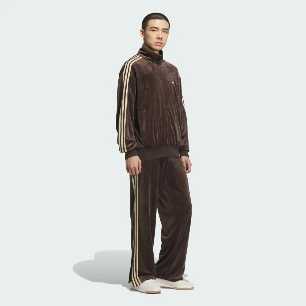 Спортивные брюки FB TP VELOUR / Firebird из велюра Adidas, brown — фото 4