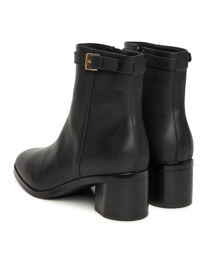 Ботильоны Th Buckle Riding Mid Heel Bootie FW0FW08859 Tommy Hilfiger, черный — фото 3