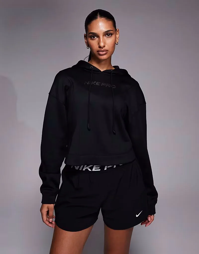 Nike Training Худи Nike Pro Training черного цвета