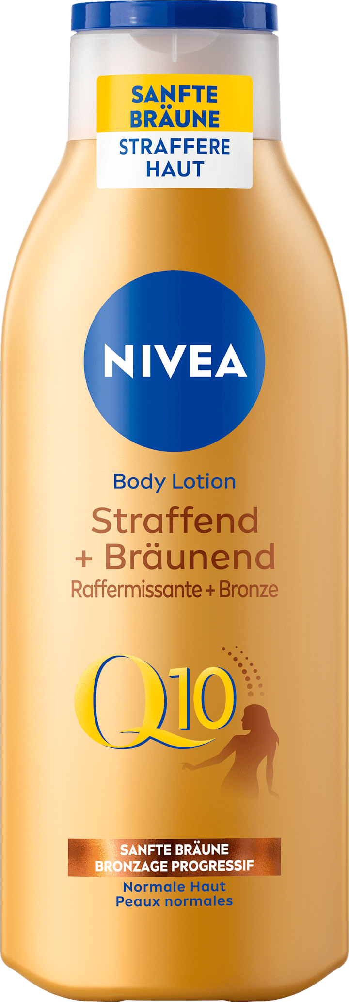 

Лосьон для тела NIVEA Bodylotion Q10 straffend & bräunend, 200 ml