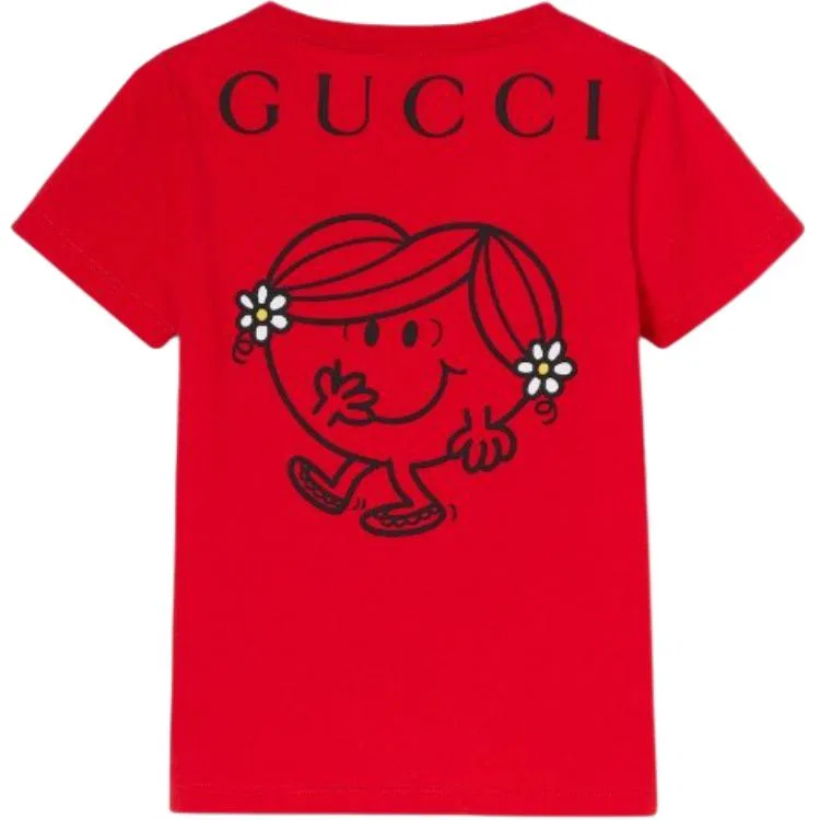 Детская футболка с круглым вырезом GUCCI, Red — фото 3