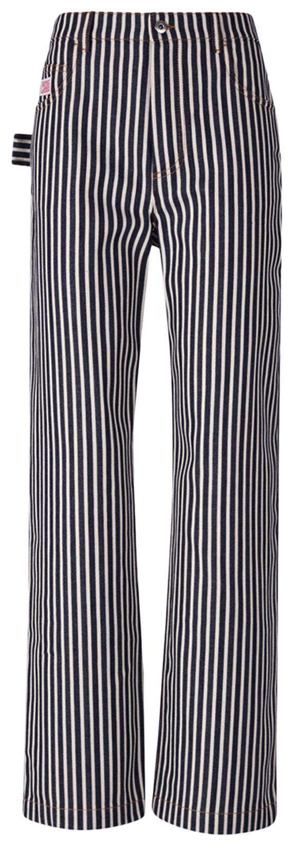 

Брюки Bottega Veneta Wide Leg Pant 'Navy/Ecru', синий