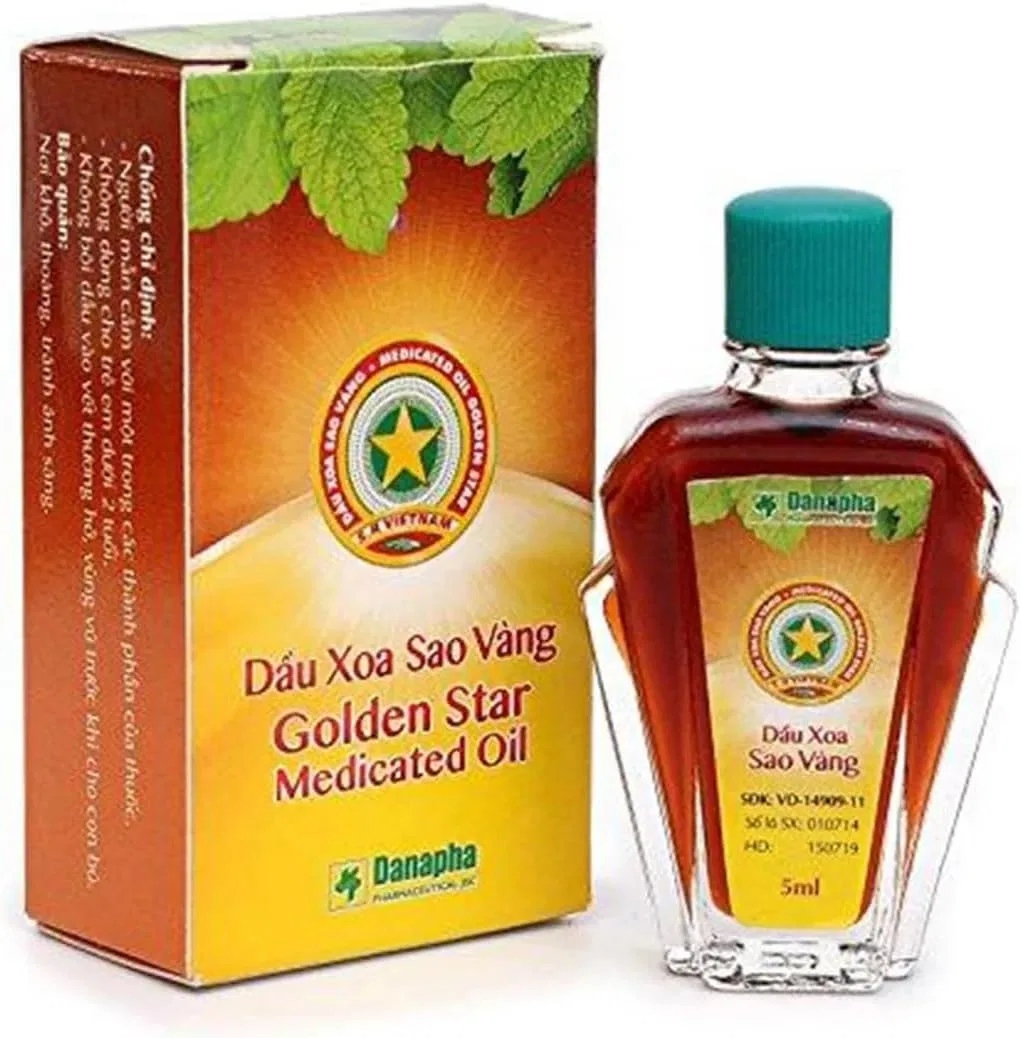 Масло лечебное Golden Star Medicated Oil 5 мл Generic