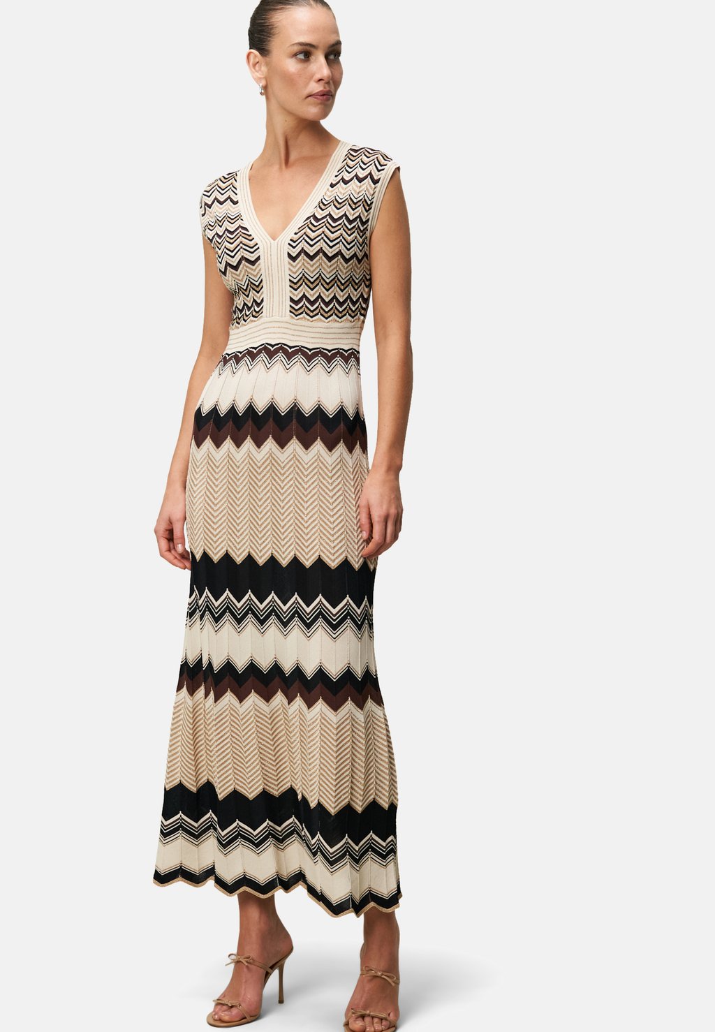 

Платье-джемпер Maxi dress zero, бежевый