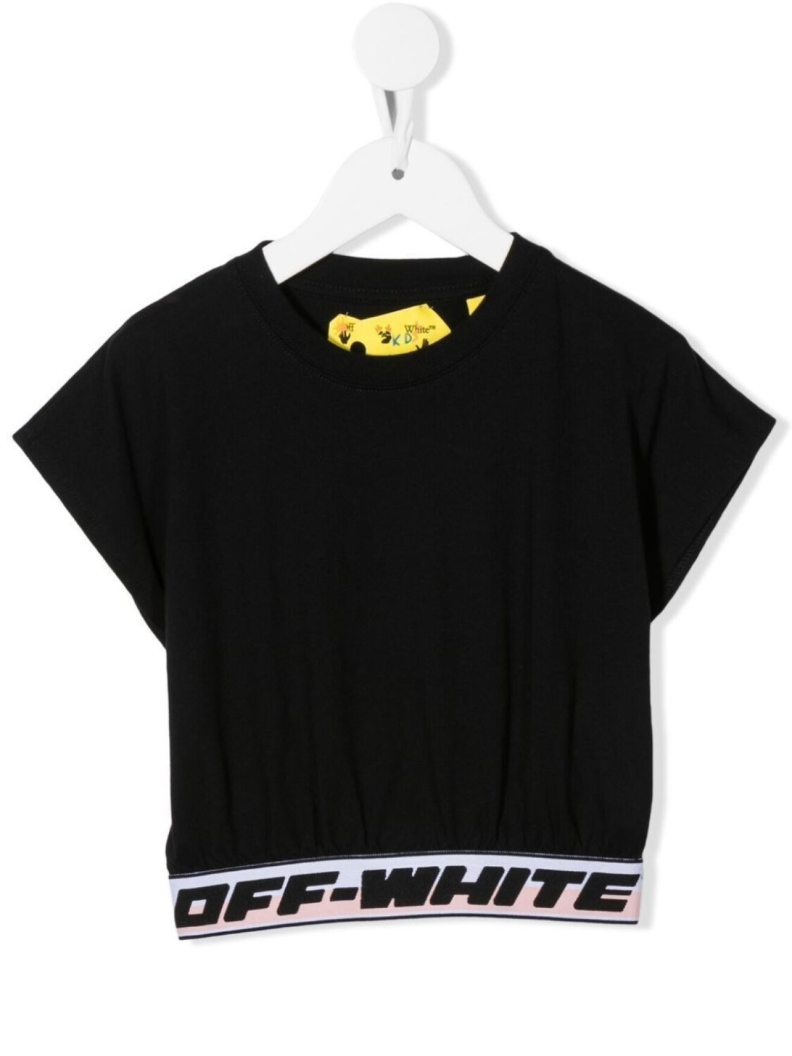 

Off-White Kids футболка с логотипом, черный