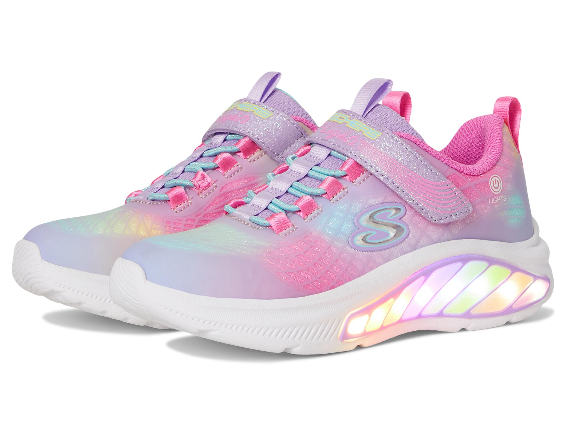 

Кроссовки SKECHERS KIDS Rainbow Cruisers - Rainbow Reflection 303722L, Lavendar/Multi