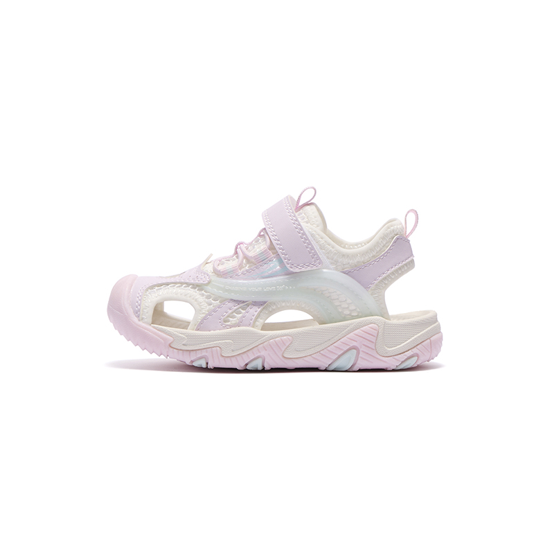 

361°KIDS Абразивостойкие дышащие нескользящие детские сандалии White/Pure Watercolor/Pink Kids'