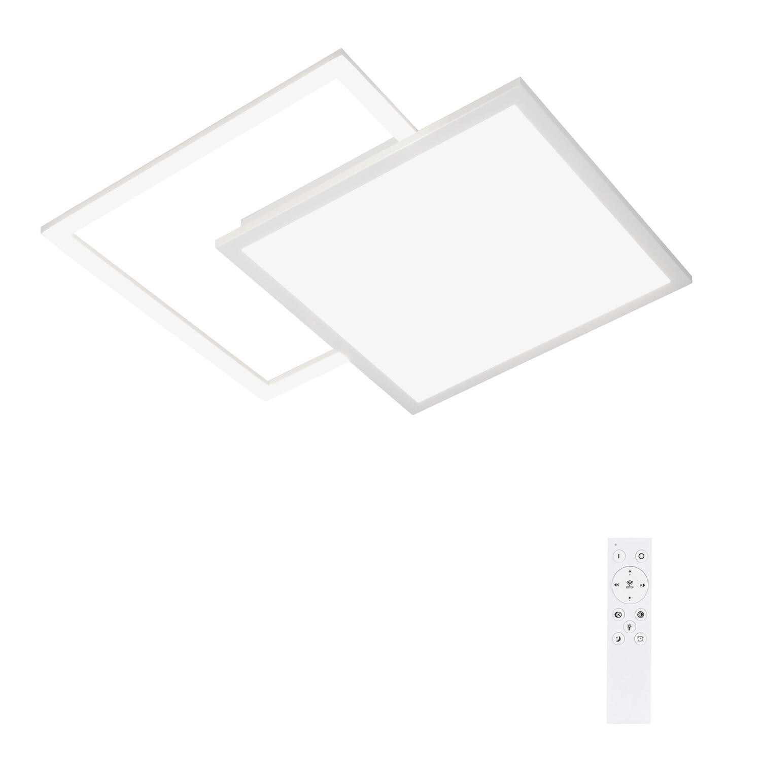 

Светодиодный потолочный светильник Nettlife, 53x53x5 см, белый