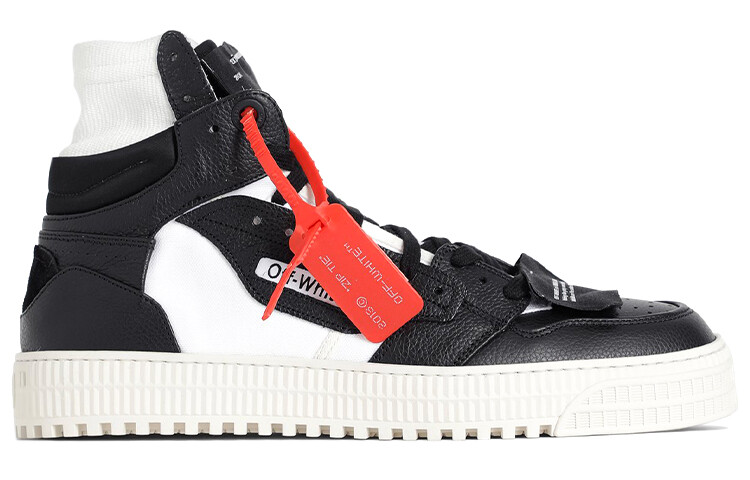 Кроссовки мужские Off-White Off-Court, черный / белый / желтый — фото 2