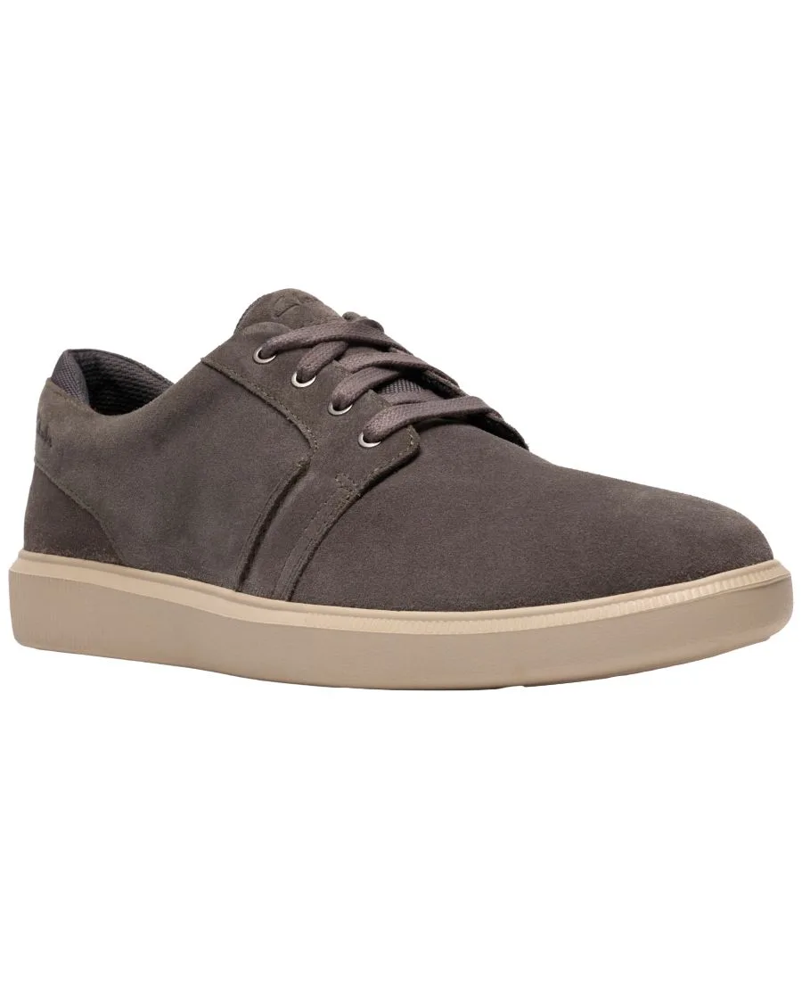 Мужские туфли Brodin Seam на шнуровке Clarks, серый suede