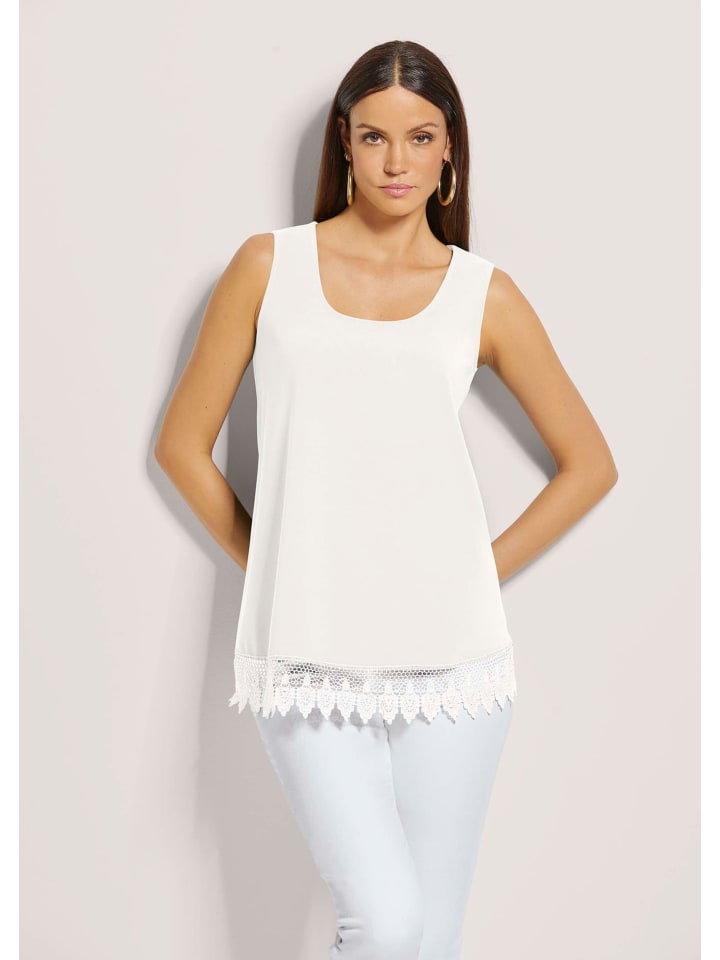 

MADELEINE Кружевной топ кремового цвета