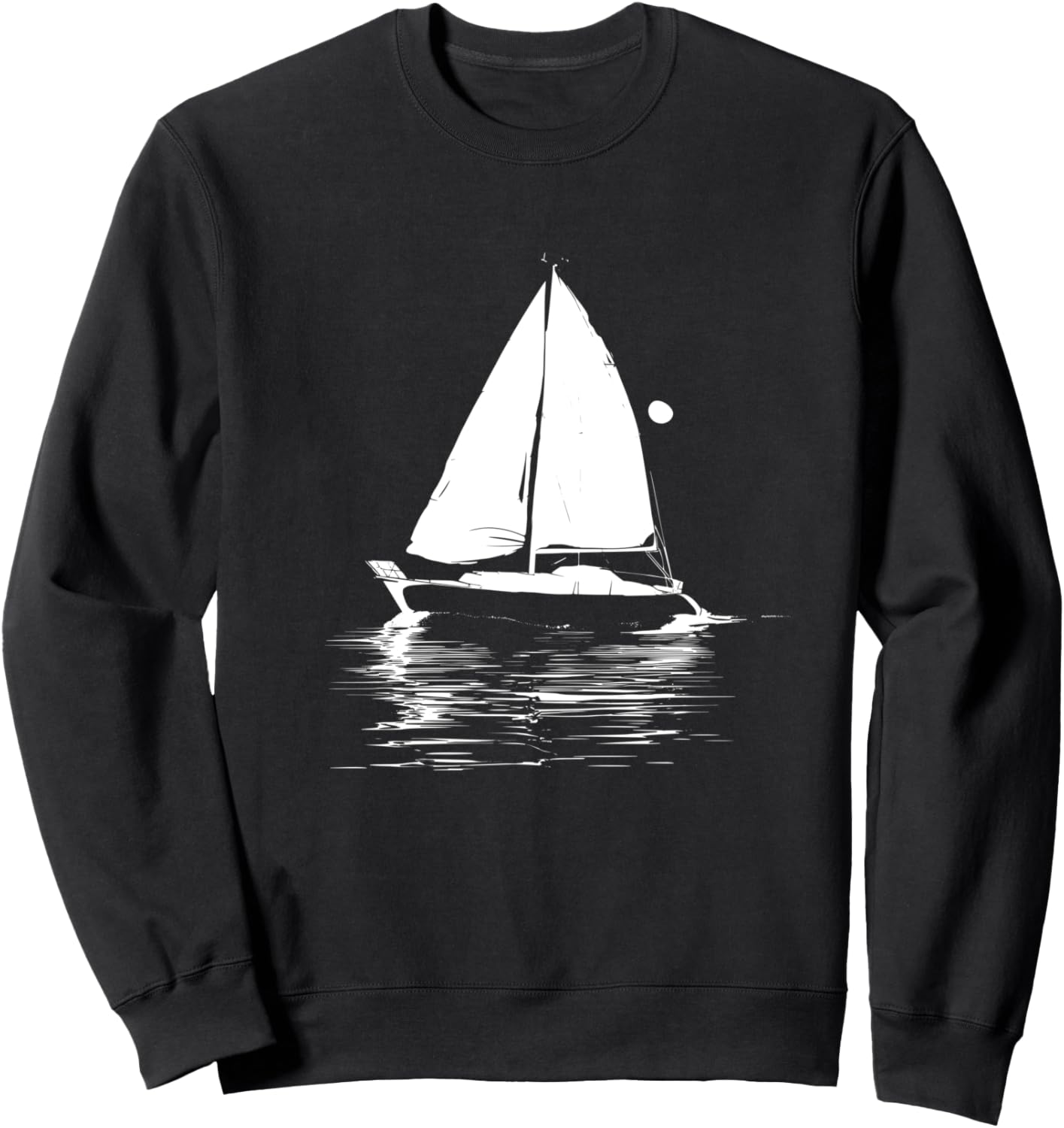 

Футболка с графическим изображением яхты и символикой парусной команды Boat Sports Graphic T-Shirt And Giveaway, черный