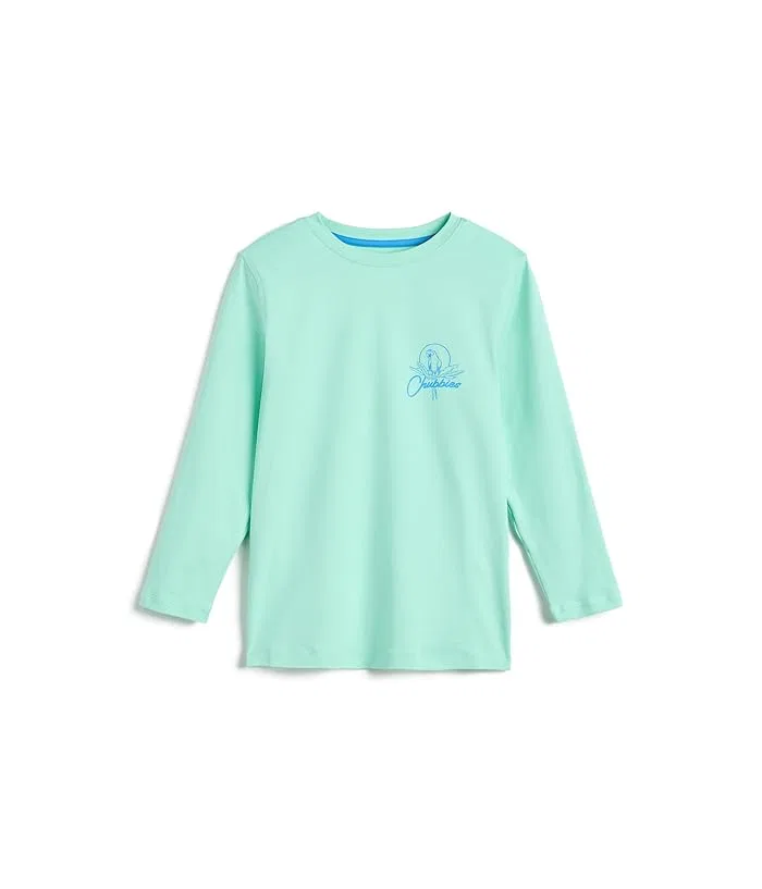 Футболка с принтом The Weekends Only Sun Shirt Chubbies Kids, Teal/Graphic Print