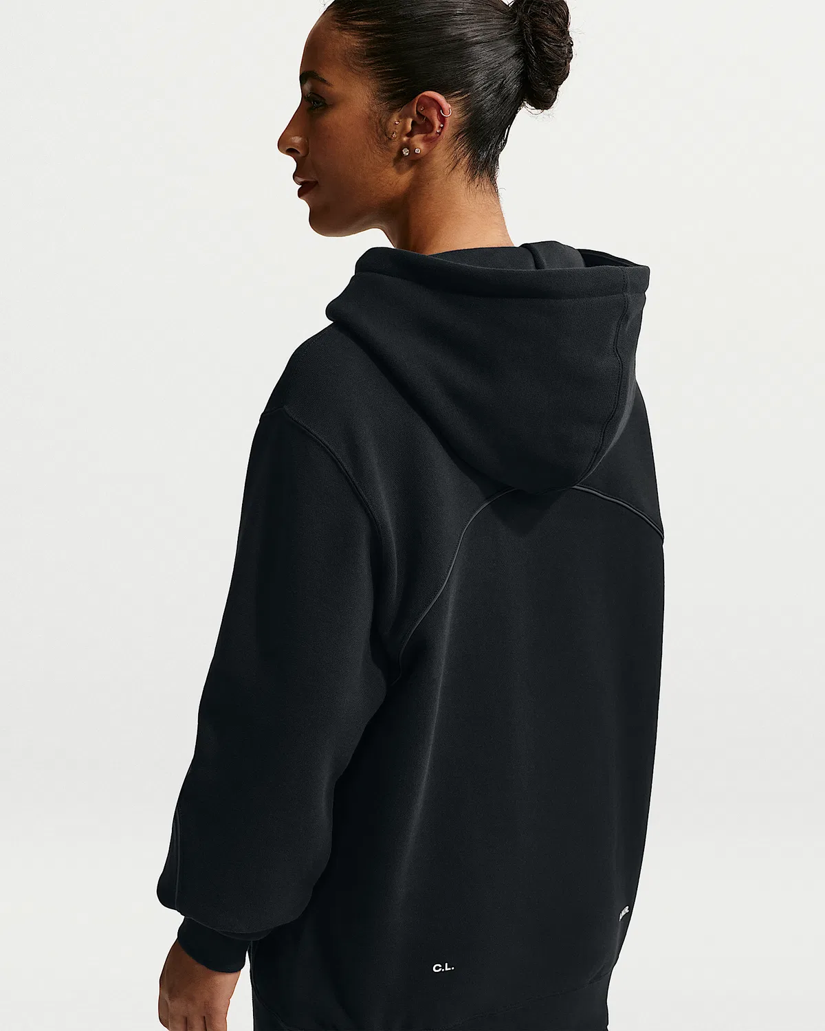 Флисовая худи CS Hoodie 2 NOCTA, Black/White — фото 4