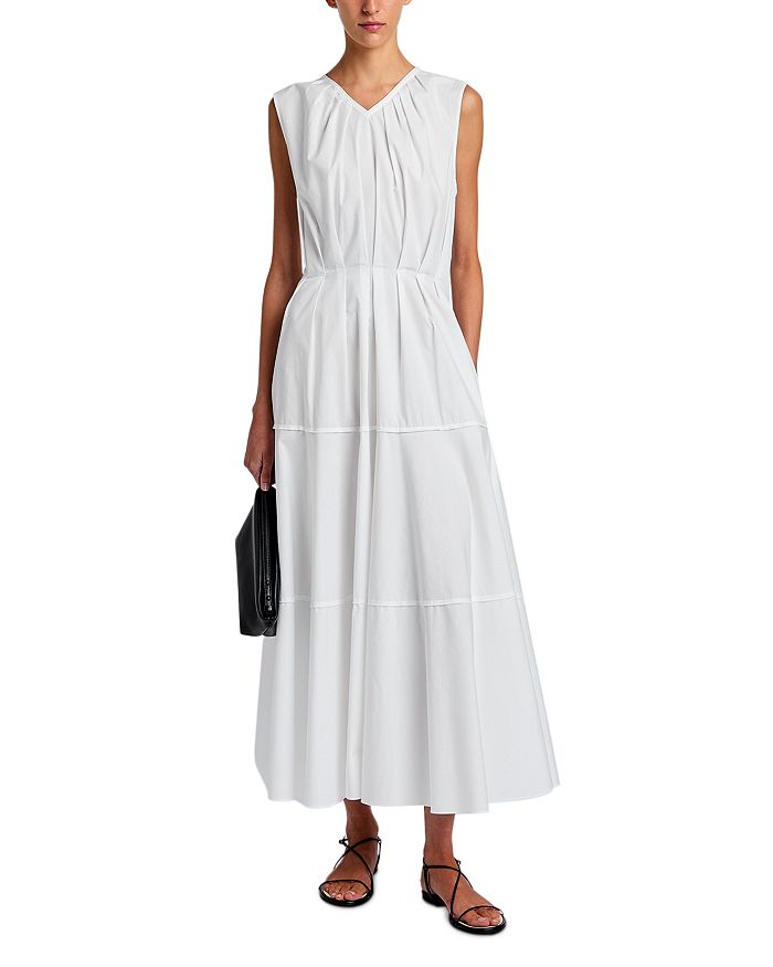 

Платье из поплина Kailey Proenza Schouler White Label, белый