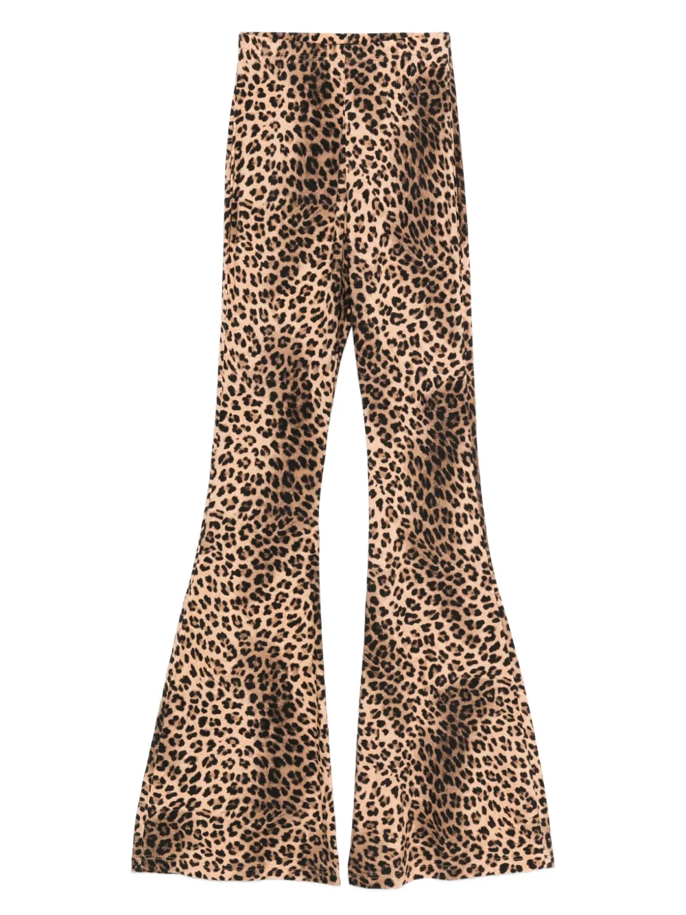 

Расклешенные брюки с леопардовым принтом Maje, коричневый