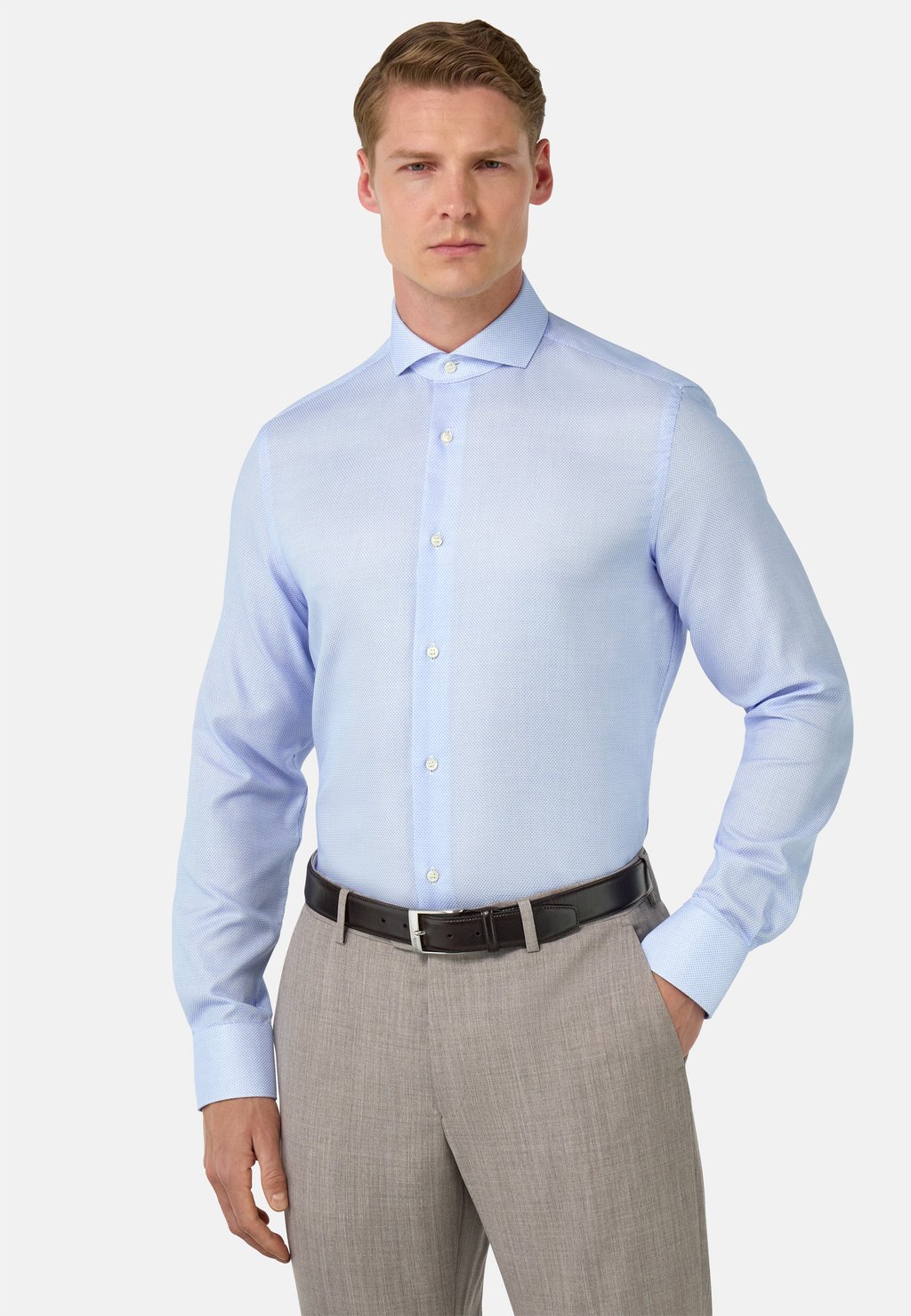 

Рубашка Boggi Milano, светло-голубой