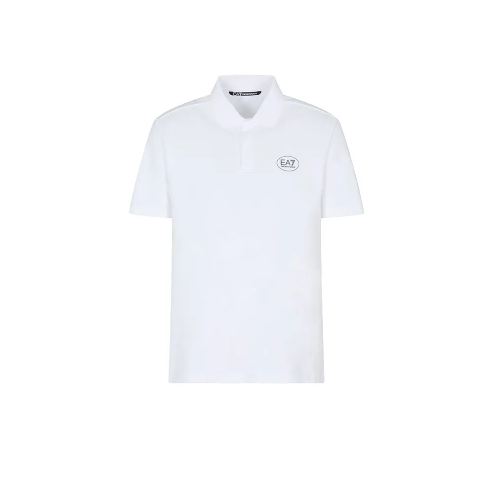 

Поло с коротким рукавом EA7 EMPORIO ARMANI Tennis Club Pq, белый