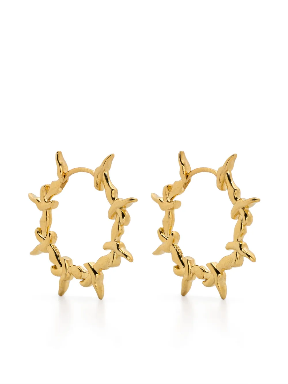 

Серебряные серьги Gold Thorn KUSIKOHC, золотой