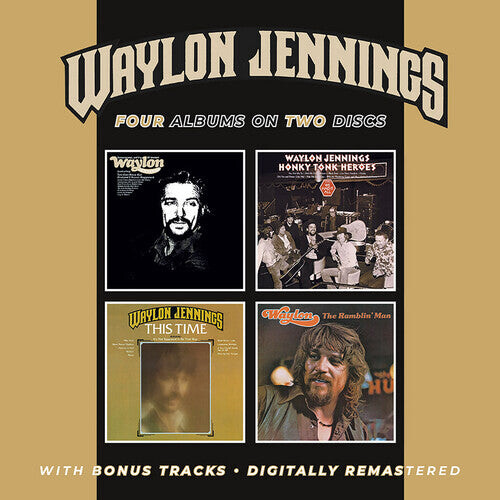 

CD диск Jennings, Waylon: Lonesome, On'ry & Mean / Honky Tonk Heroes / This Time / The Ramblin' Man + Bonus Tracks