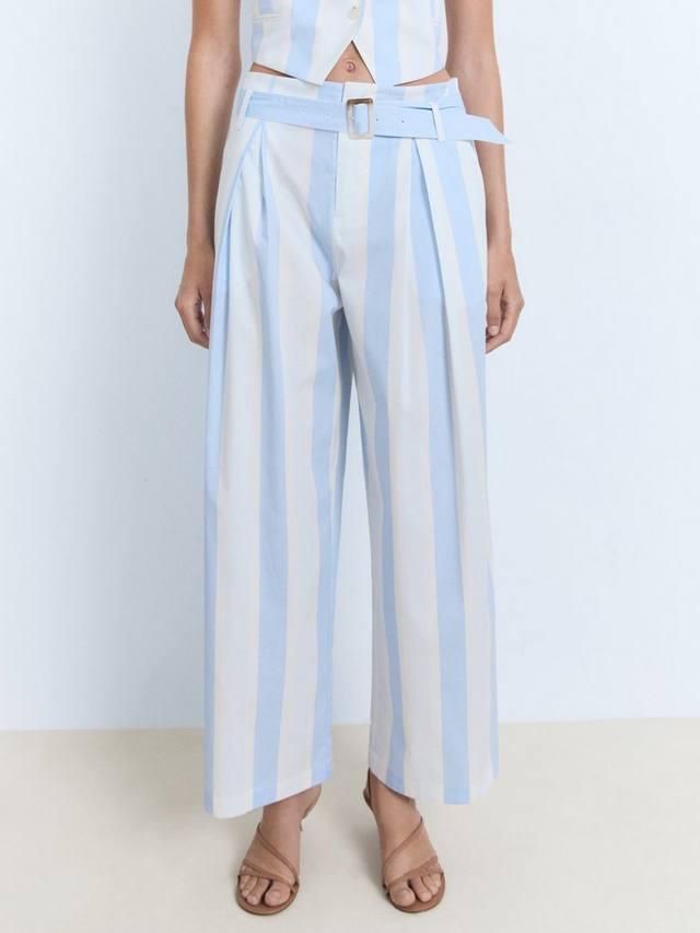 

Dulce Stripe широкие кюлоты Mango, Pastel Blue/Multi