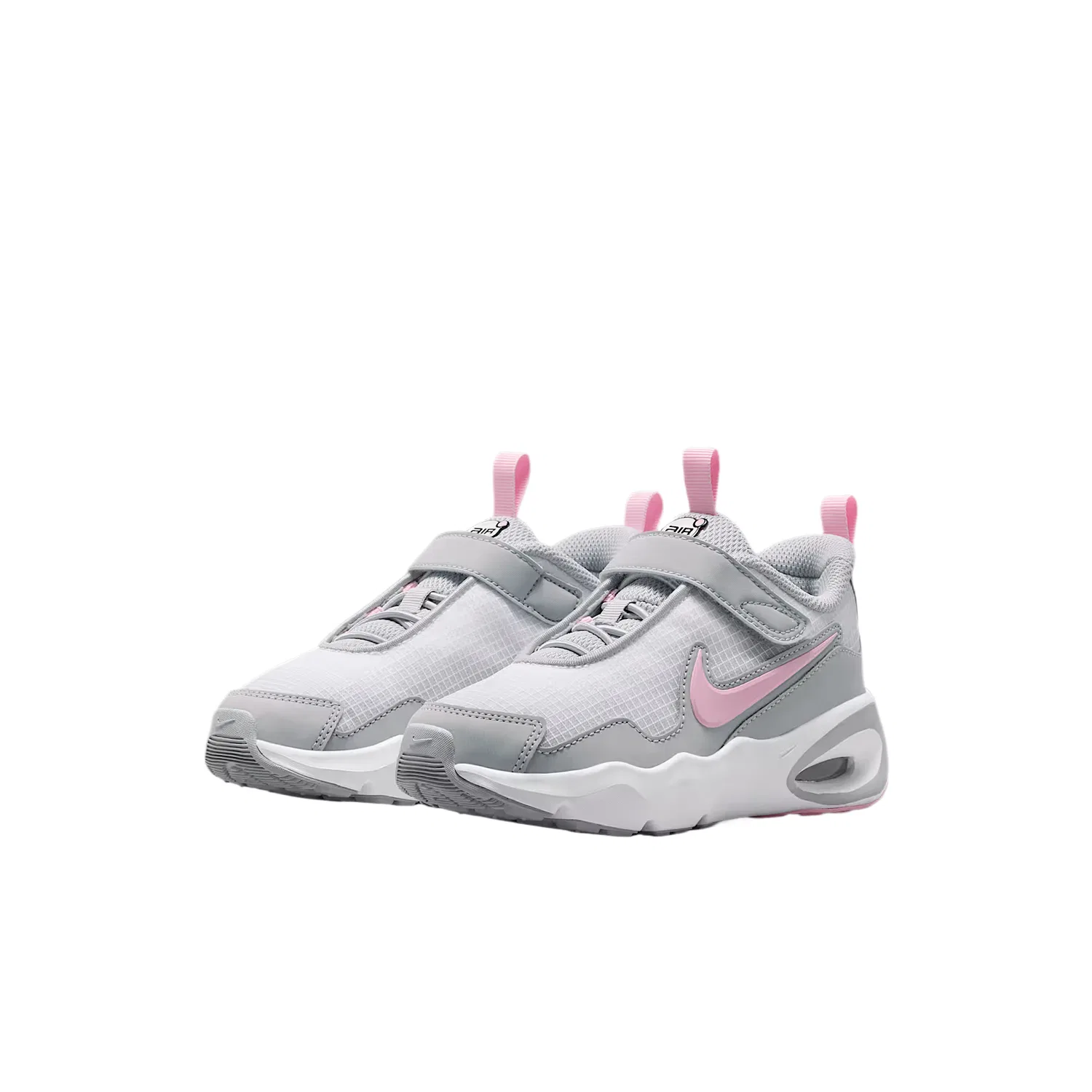 Кроссовки детские Air Max Nova Breathable Low top для детей 3-7 лет Nike, White/Wolf Gray/Pearl Powder/Medium Soft Pink — фото 3