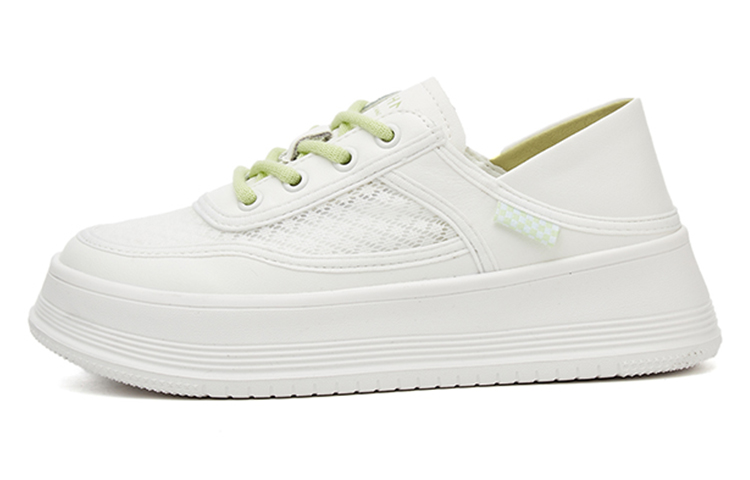 

Кроссовки Daphne Skateboard Low-Top, белый/светло-зеленый