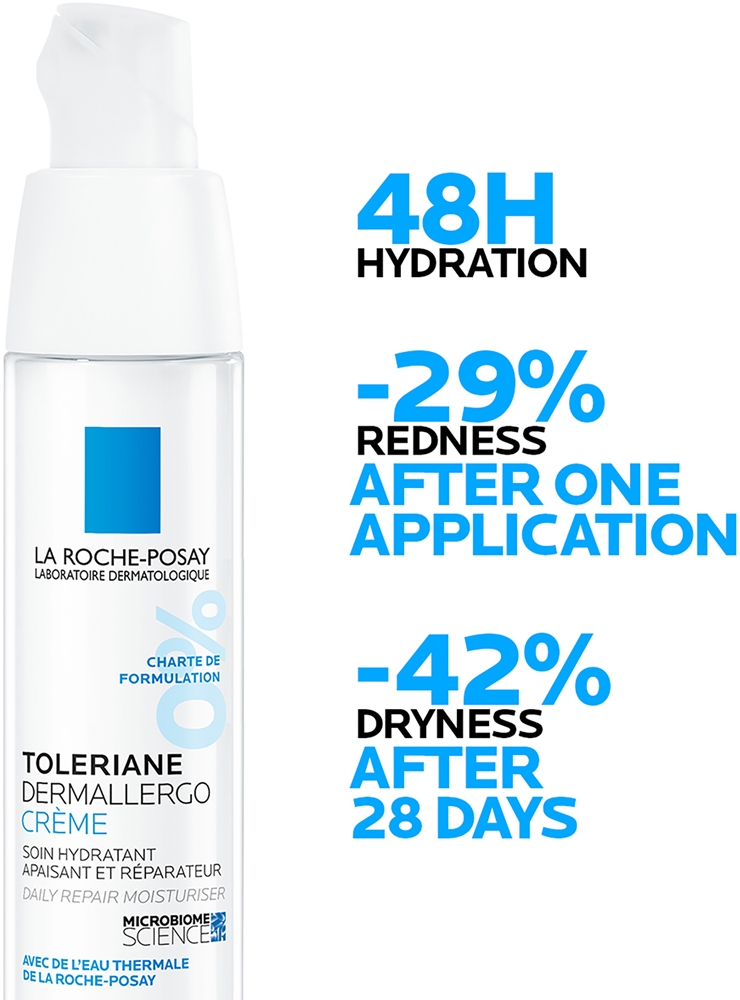 Крем для лица SPF LA ROCHE-POSAY Увлажняющий Toleriane Dermallergo для чувствительной кожи — фото 3