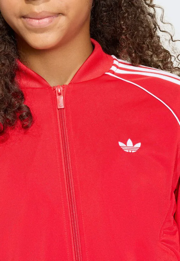 Спортивная толстовка на молнии Adidas Originals, Better Scarlet White — фото 3