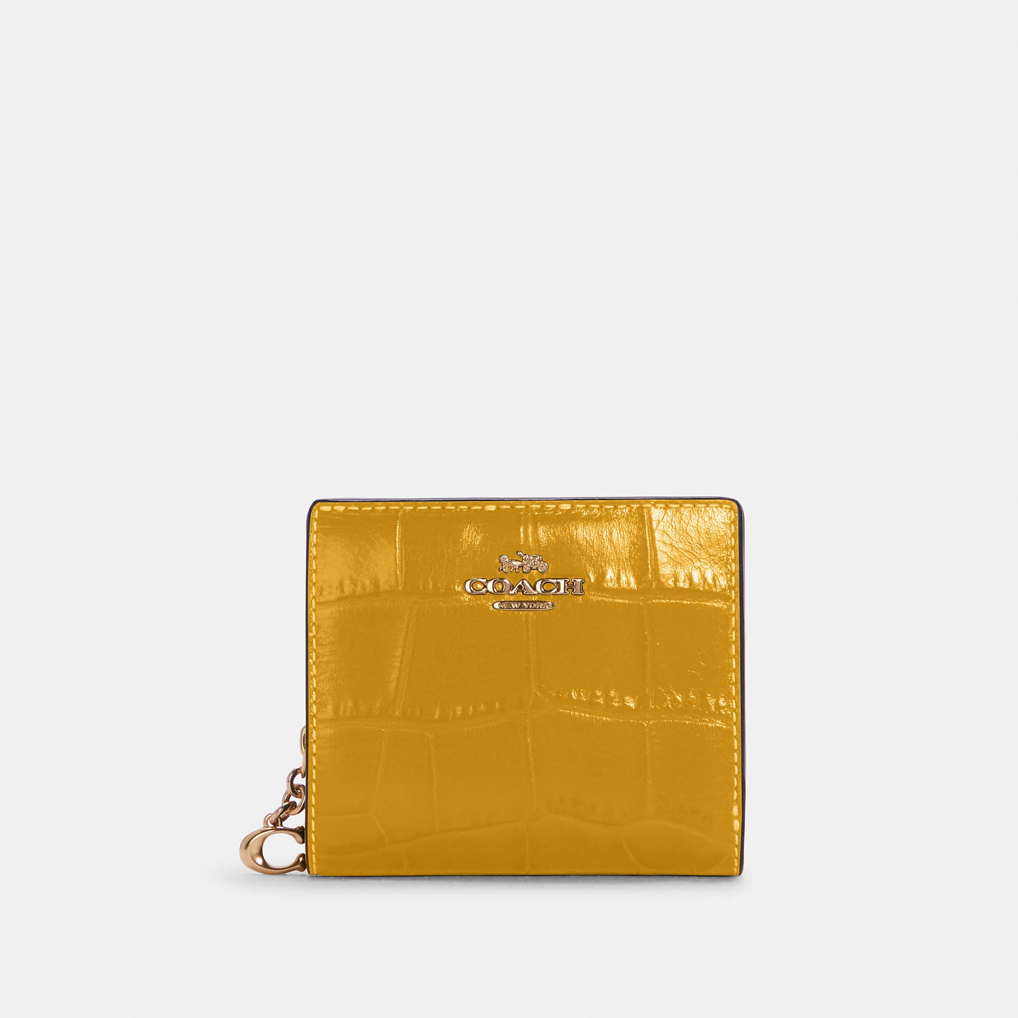 

Кошелек COACH Snap Coach Outlet, цвет gold/flax