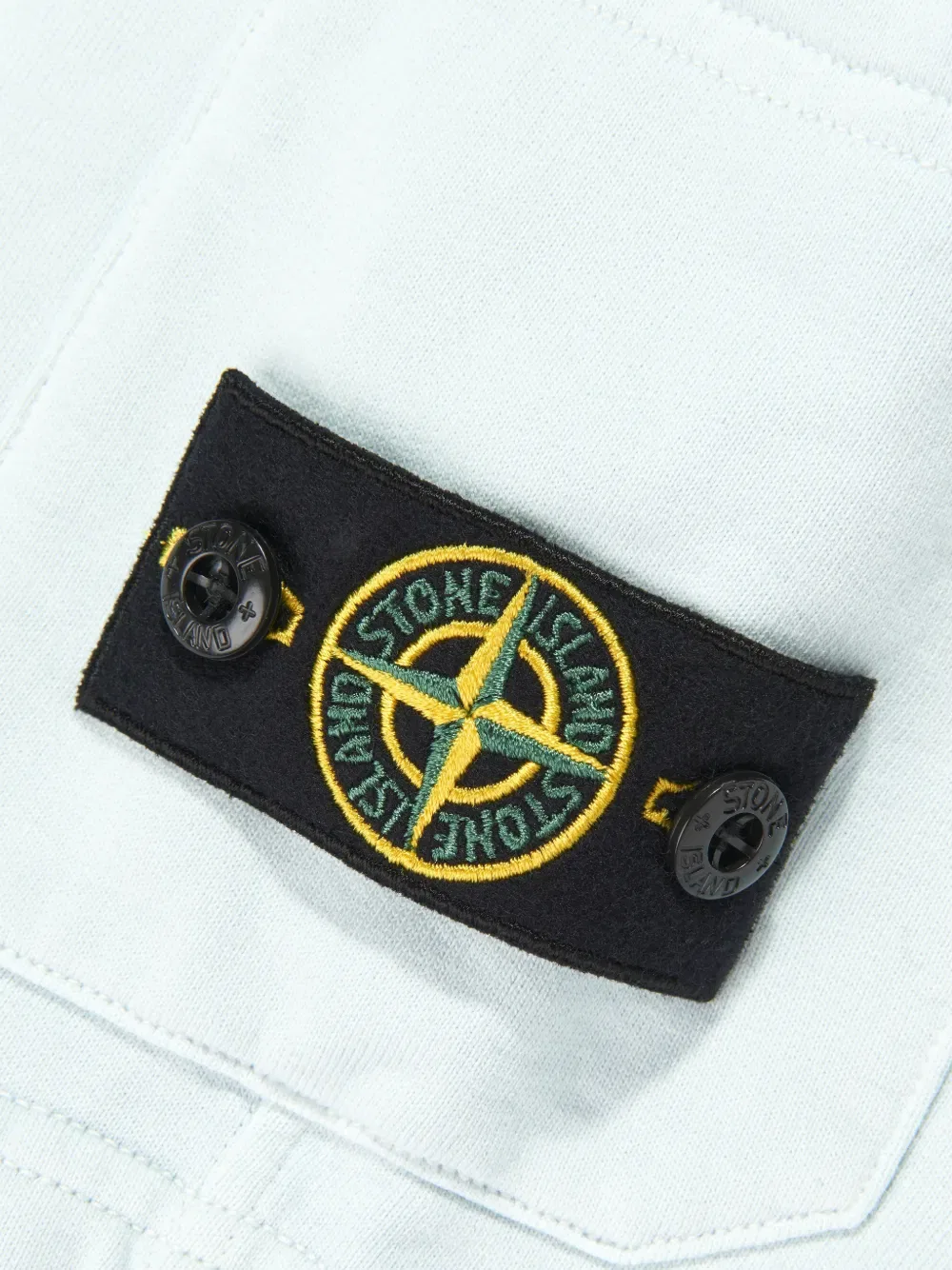 Шорты Compass-patch Stone Island Junior, синий — фото 4