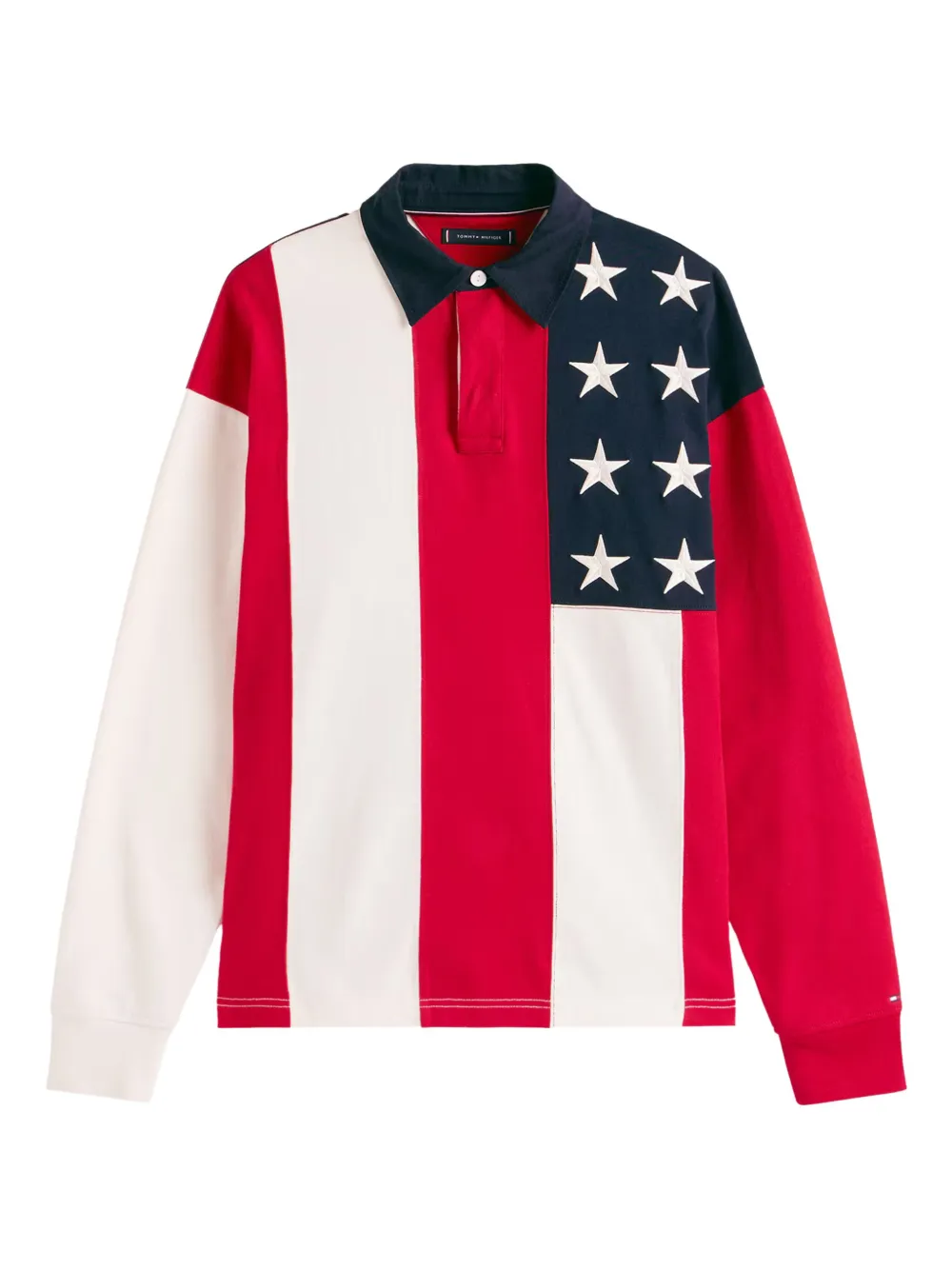 

Поло с флаговой вставкой Tommy Hilfiger, красный