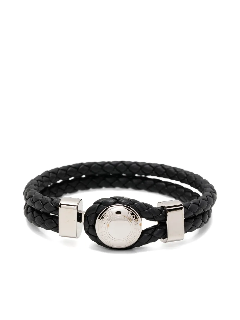 

Плетеный браслет TOM FORD, черный