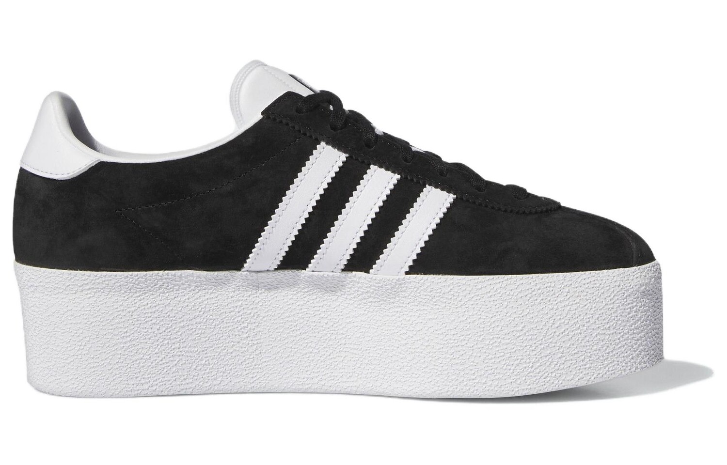Женские кроссовки для скейтбординга adidas originals GAZELLE Series, Black/White — фото 2
